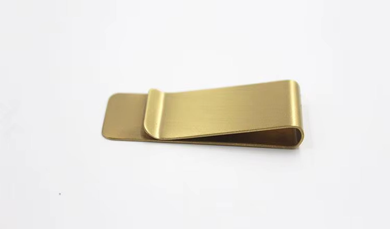 Pen Clip, Retro Metal and leather clip for Journal Notebook - Stainless Steel Pen Holder
