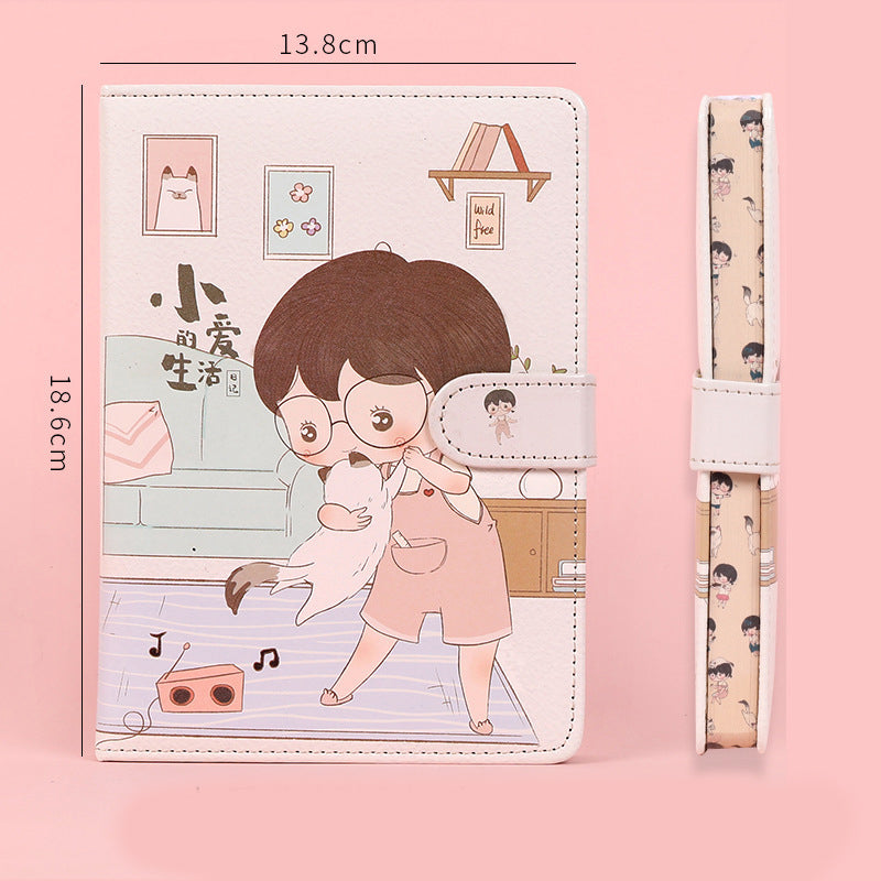 Fruit Print Journal Notebook Planner Magnetic Buckle Yearly Agenda Color Illustration Daily Planner Stationery
