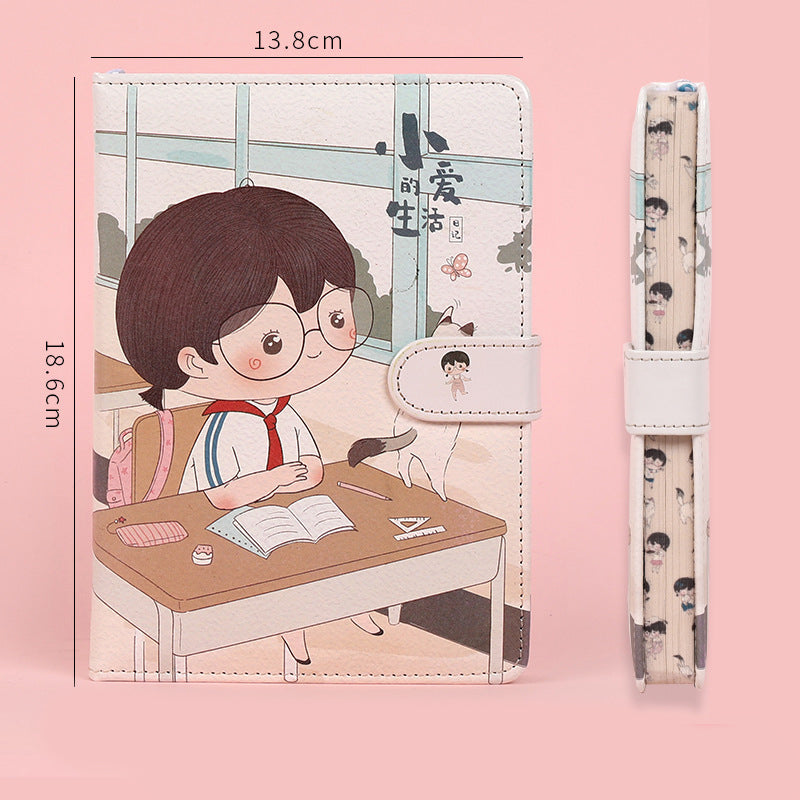 Fruit Print Journal Notebook Planner Magnetic Buckle Yearly Agenda Color Illustration Daily Planner Stationery