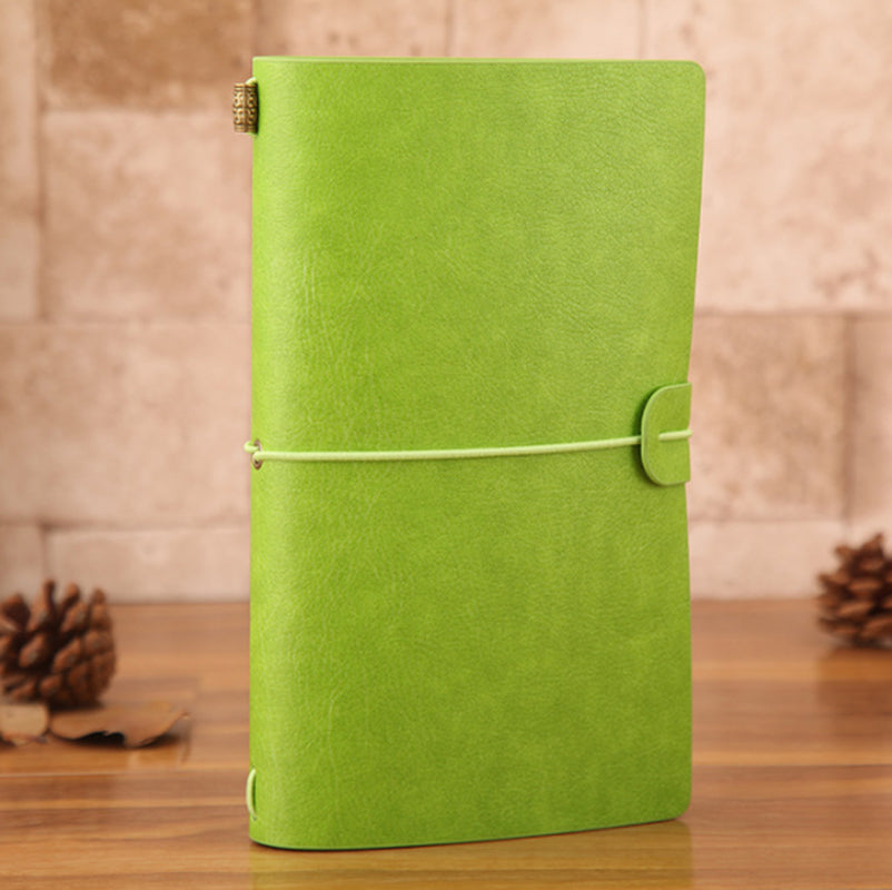 Vintage Travelers Notebook Leather Journal Book A6