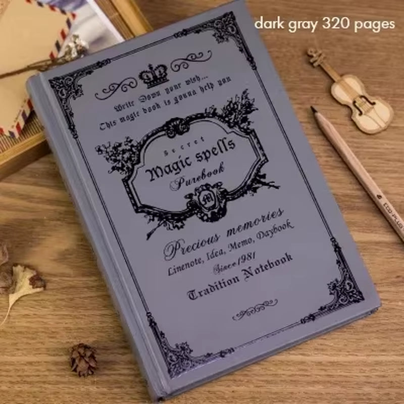 Retro Notebook Journals for Travelers Creative Planner A5 Size, 21X14.5Cm, 320 Pages/ 240 Pages/ 288 Pages, Vintage Pattern
