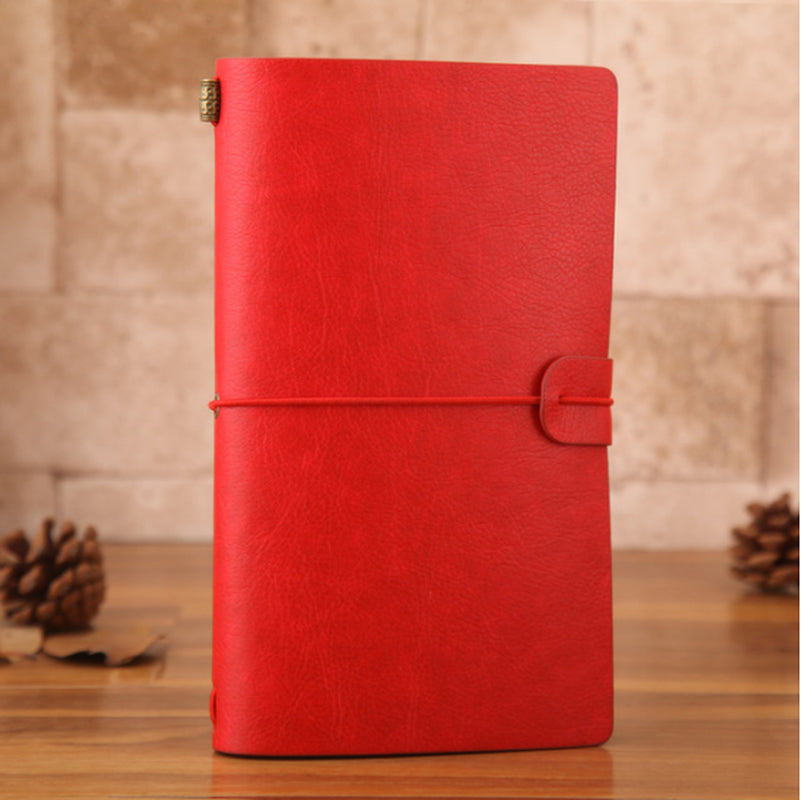 Vintage Travelers Notebook Leather Journal Book A6