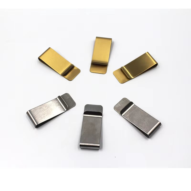 Pen Clip, Retro Metal and leather clip for Journal Notebook - Stainless Steel Pen Holder