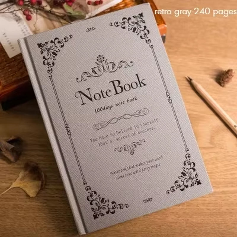 Retro Notebook Journals for Travelers Creative Planner A5 Size, 21X14.5Cm, 320 Pages/ 240 Pages/ 288 Pages, Vintage Pattern