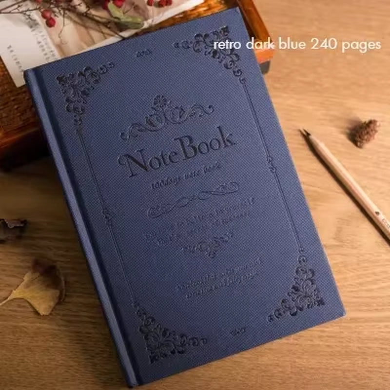 Retro Notebook Journals for Travelers Creative Planner A5 Size, 21X14.5Cm, 320 Pages/ 240 Pages/ 288 Pages, Vintage Pattern